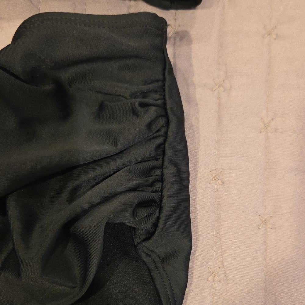 Chic Black Halter Bikini Set - image 2